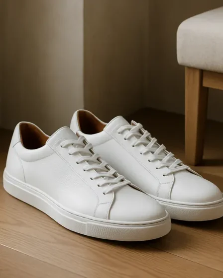 Tênis branco social masculino para um estilo moderno no trabalho Tênis branco social masculino: elegância e conforto no ambiente de trabalho