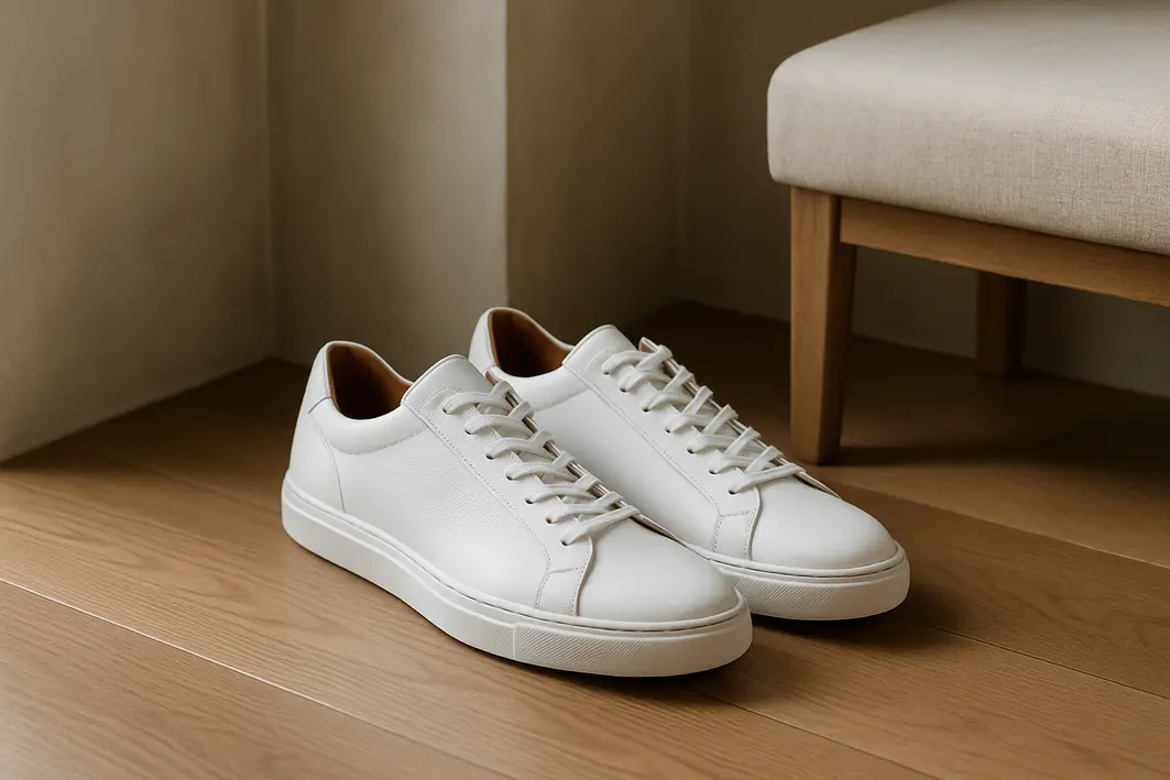 Tênis branco social masculino para um estilo moderno no trabalho Tênis branco social masculino: elegância e conforto no ambiente de trabalho