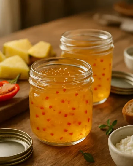 Geleia de abacaxi com pimenta: receita fácil para pães e queijos Geleia de abacaxi com pimenta: receita fácil para pães e queijos
