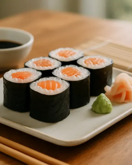 Hossomaki salmão fácil e fresco para fazer em casa hoje Hossomaki salmão fácil e fresco para fazer em casa hoje