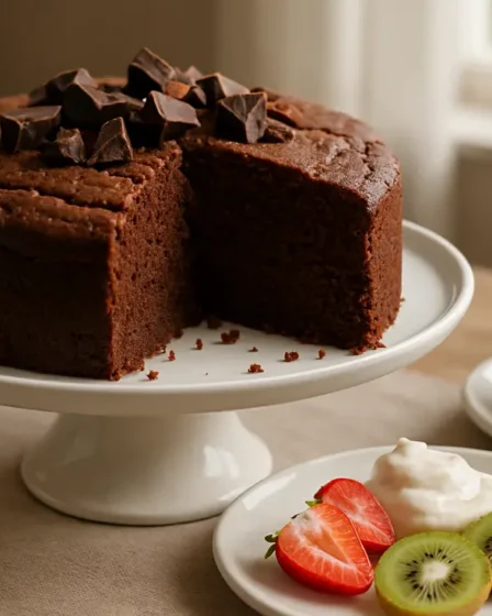 Bolo de chocolate sem glúten prático e úmido para o dia a dia Bolo de chocolate sem glúten prático e úmido para o dia a dia