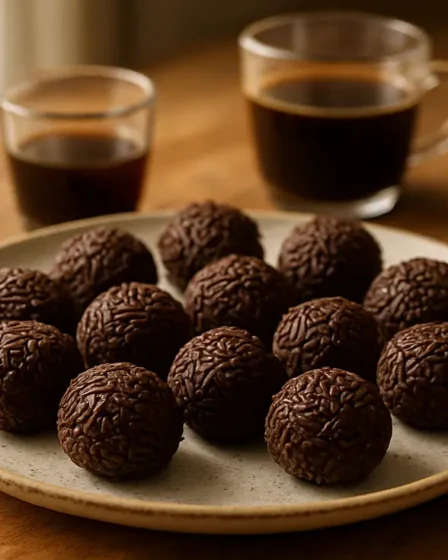 Brigadeiro vegano cremoso e fácil: pronto em 25 minutos Brigadeiro vegano cremoso e fácil: pronto em 25 minutos