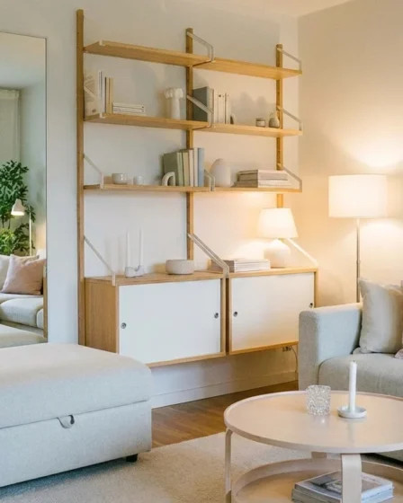 Sala Pequena Parece Maior: 5 Dicas de Decoração Que Funcionam de Verdade Imagem de capa horizontal 16:9 representando decoração sala pequena 5 para ampliar espaços, sem textos escritos