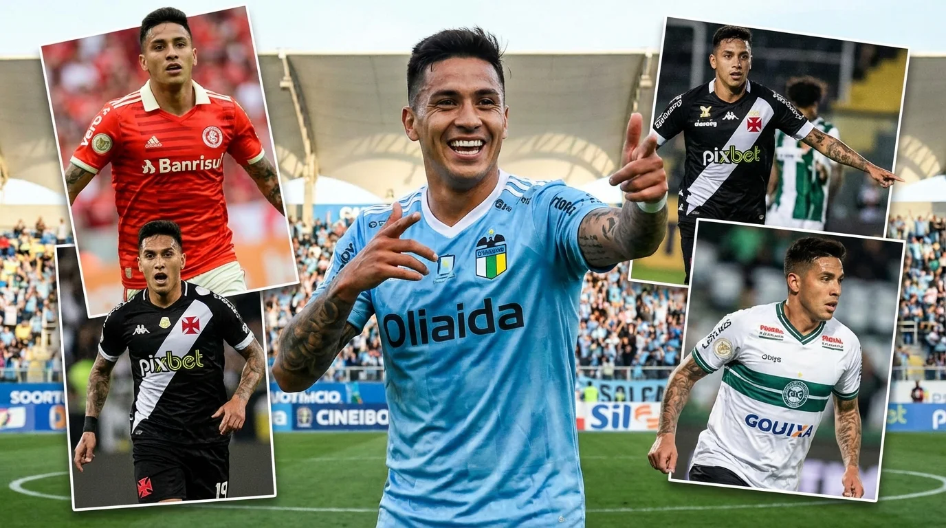 Meia com passagens por Inter, Vasco e Coritiba é destaque no O'Higgins Imagem horizontal 16:9 representando meia passagens inter Vasco, Inter e Coritiba, destaque no O'Higgins