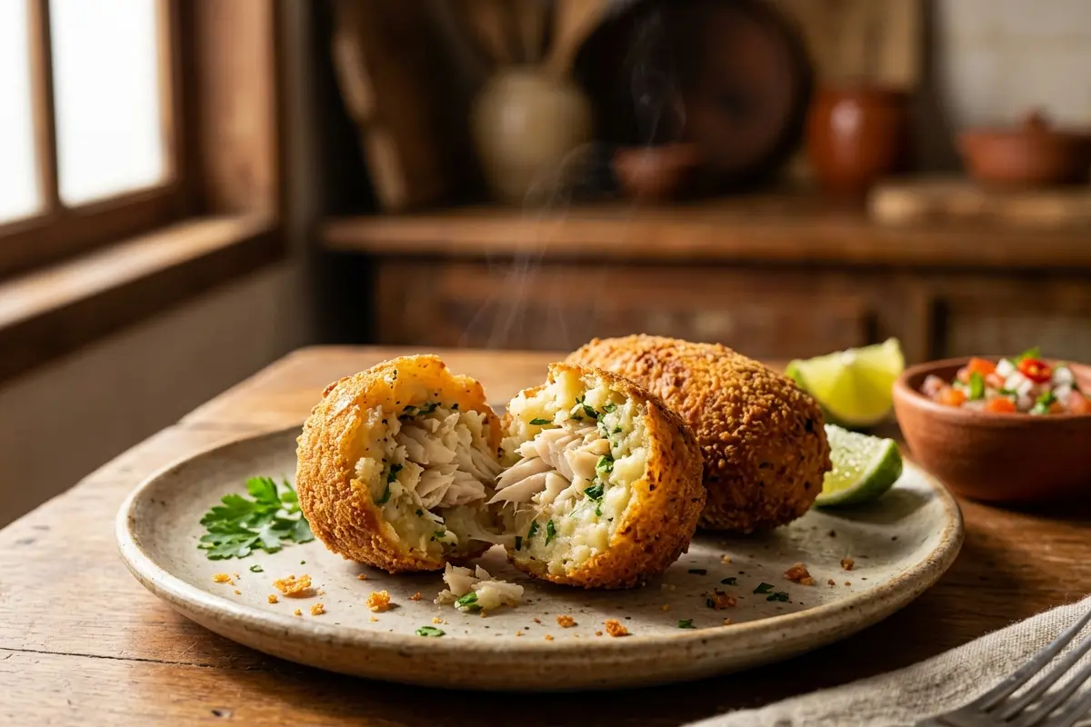Bolinho de mandioca com peixe o truque para massa que derrete na boca sem erro Bolinho de mandioca com peixe o truque para massa que derrete na boca sem erro