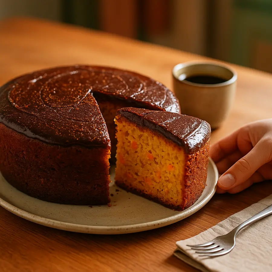 Bolo de cenoura fofinho: a calda de brigadeiro que fica durinha Bolo de cenoura fofinho: a calda de brigadeiro que fica durinha