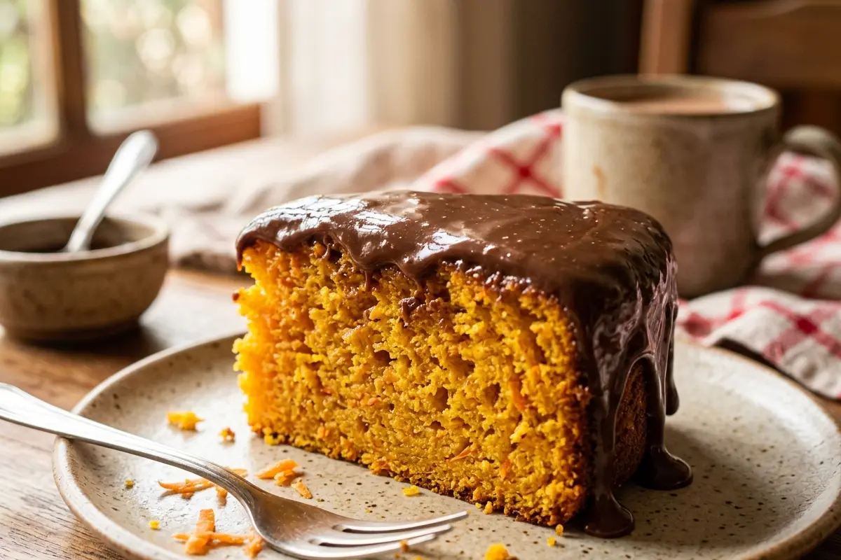 Bolo de cenoura com chocolate o segredo da pitada de café para ficar fofinho Bolo de cenoura com chocolate o segredo da pitada de café para ficar fofinho