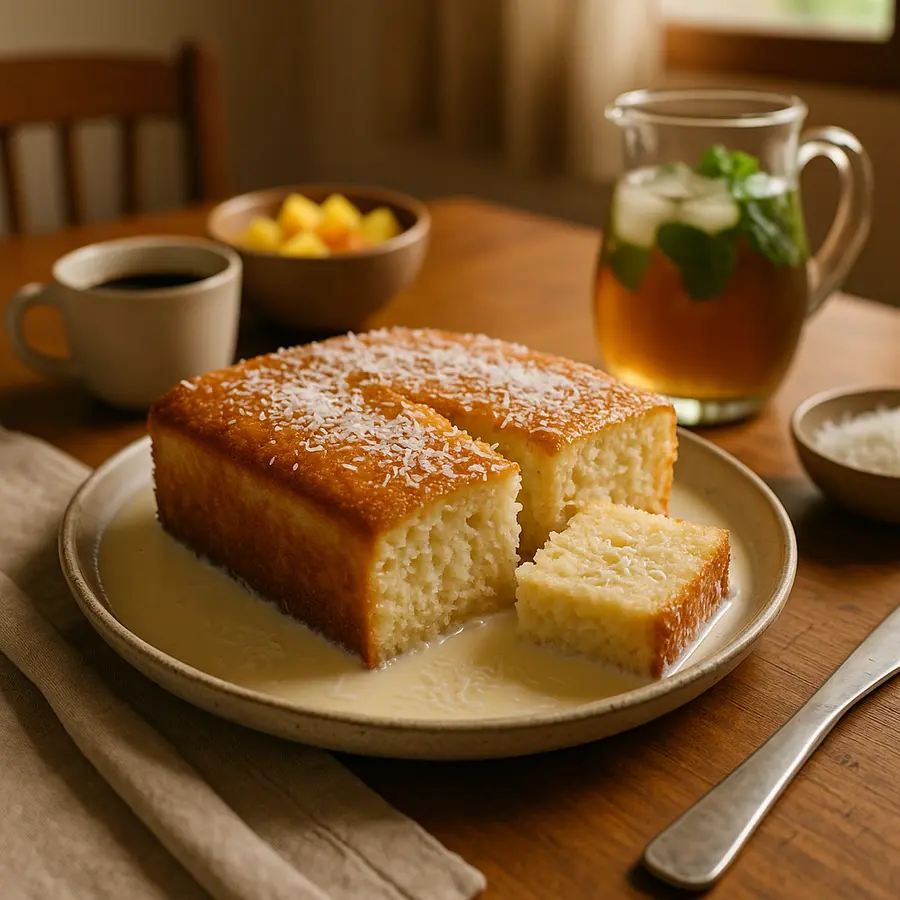 Bolo de coco gelado (toalha felpuda): a receita que é puro nostalgia Bolo de coco gelado (toalha felpuda): a receita que é puro nostalgia
