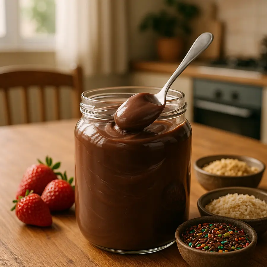 Brigadeiro de colher ponto de bico: o recheio que não escorre no ovo Brigadeiro de colher ponto de bico: o recheio que não escorre no ovo