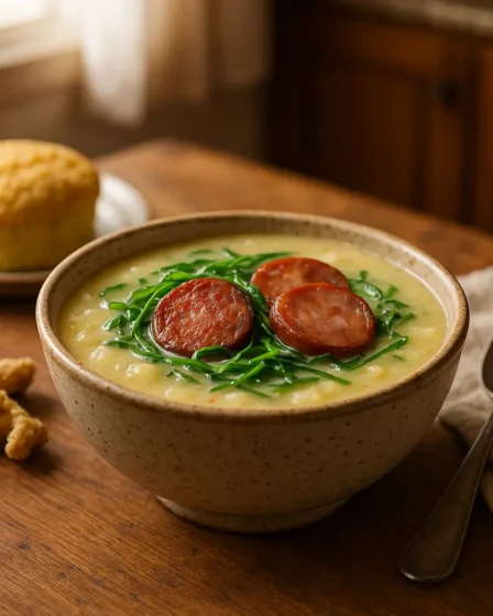 Caldo verde com paio: a receita que é um abraço nos dias frios Caldo verde com paio: a receita que é um abraço nos dias frios