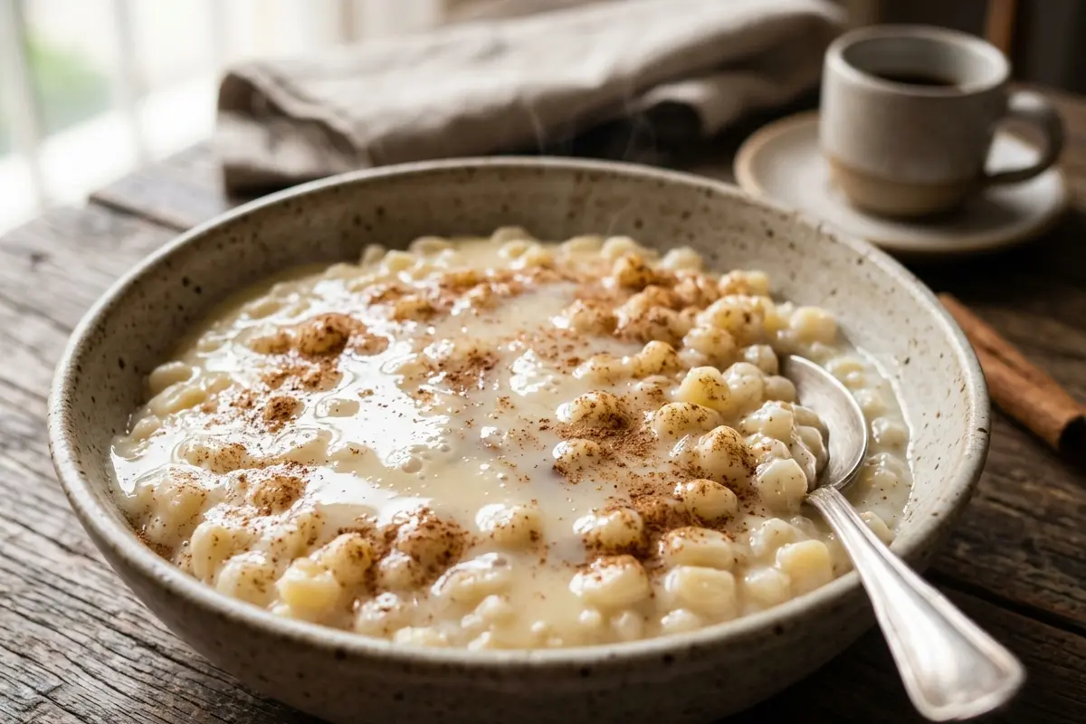 Canjica com leite condensado e canela segredo da vovó para ficar cremosa e sem erro Canjica com leite condensado e canela segredo da vovó para ficar cremosa e sem erro