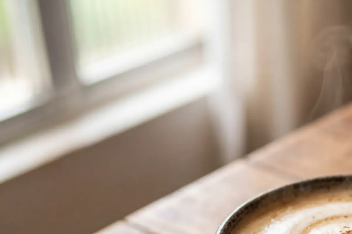 Chá de amendoim cremoso com o segredo do amendoim torrado na hora Chá de amendoim cremoso com o segredo do amendoim torrado na hora