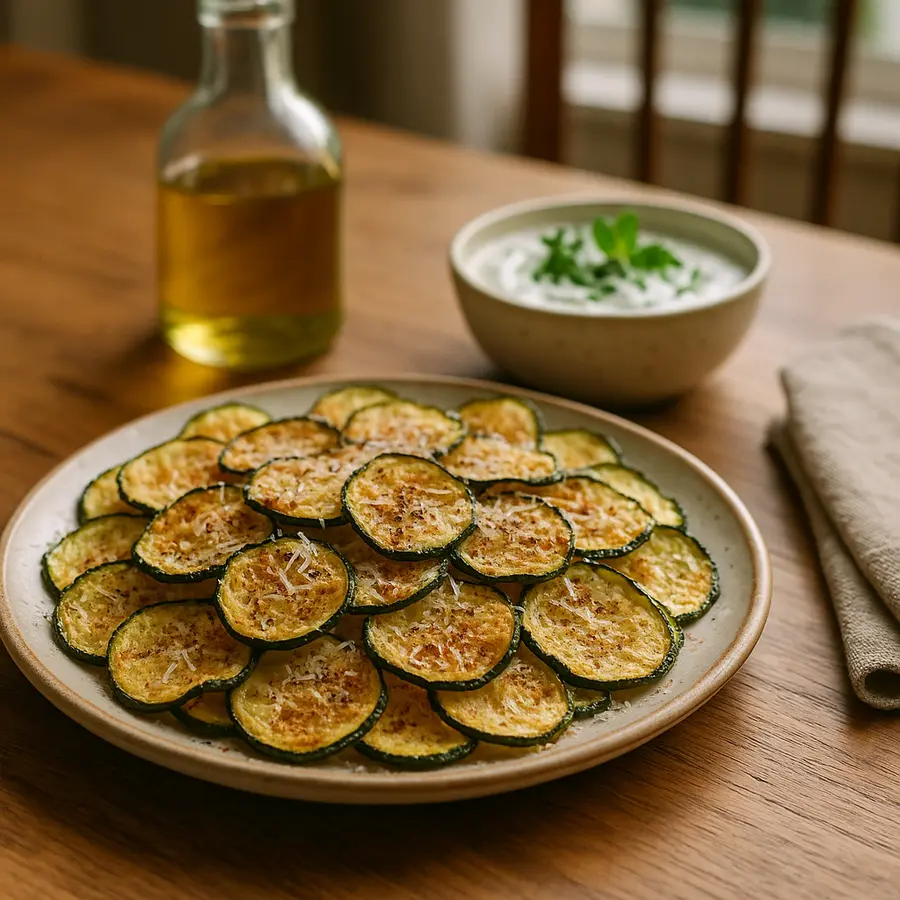 Chips de abobrinha na airfryer: o snack saudável que substitui a batata Chips de abobrinha na airfryer: o snack saudável que substitui a batata