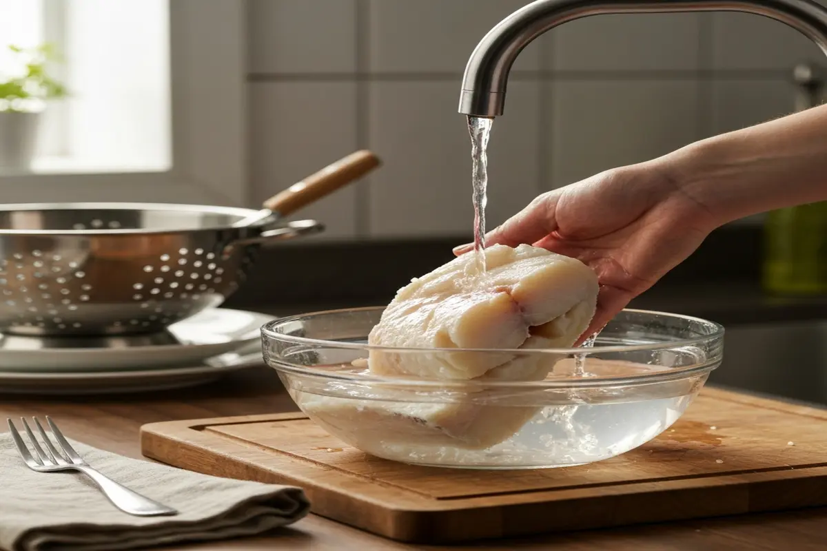 Como tirar sal do bacalhau sem erro com o truque do leite frio Como tirar sal do bacalhau sem erro com o truque do leite frio