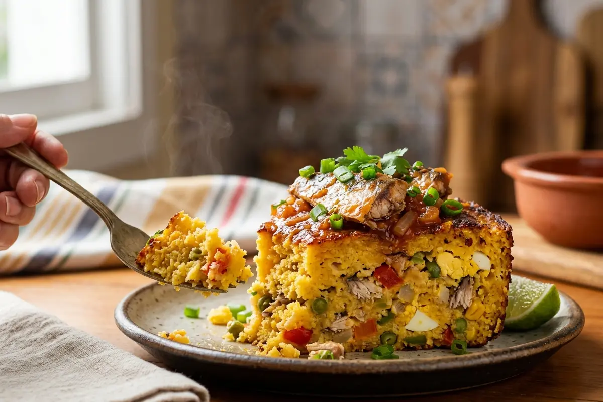 Segredo do cuscuz de sardinha paulista para não desmanchar ao desenformar Segredo do cuscuz de sardinha paulista para não desmanchar ao desenformar