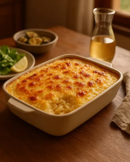 Escondidinho de bacalhau com purê de batata: prático e gratinado Escondidinho de bacalhau com purê de batata: prático e gratinado