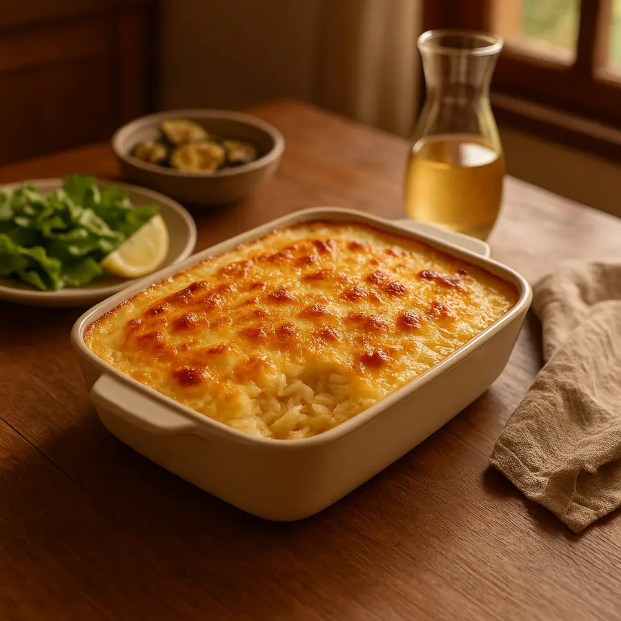 Escondidinho de bacalhau com purê de batata: prático e gratinado Escondidinho de bacalhau com purê de batata: prático e gratinado