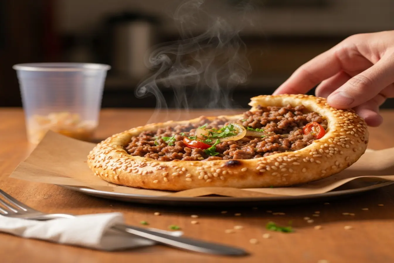 Esfiha aberta de carne: massa profissional feita no liquidificador Esfiha aberta de carne: massa profissional feita no liquidificador