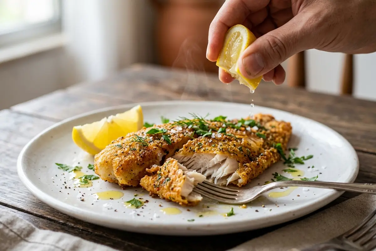 Filé de tilápia na airfryer o truque do pré-aquecimento para crocância perfeita Filé de tilápia na airfryer o truque do pré-aquecimento para crocância perfeita