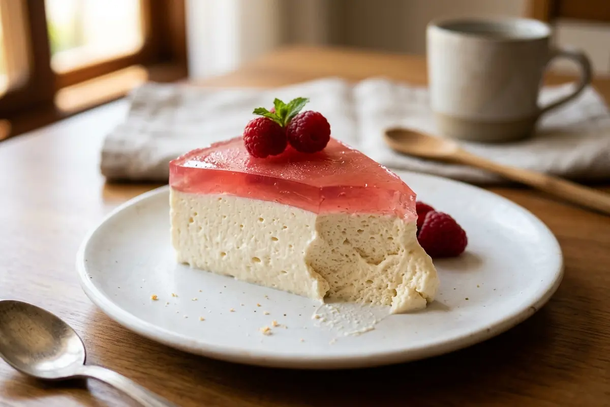 Gelatina recheada com mousse: truque de injetar o recheio sem afundar Gelatina recheada com mousse: truque de injetar o recheio sem afundar