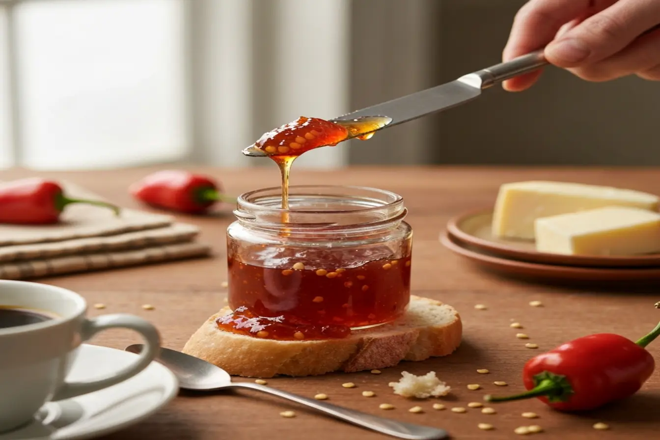 Geleia de pimenta fácil: o acompanhamento agridoce para queijos e carnes Geleia de pimenta fácil: o acompanhamento agridoce para queijos e carnes