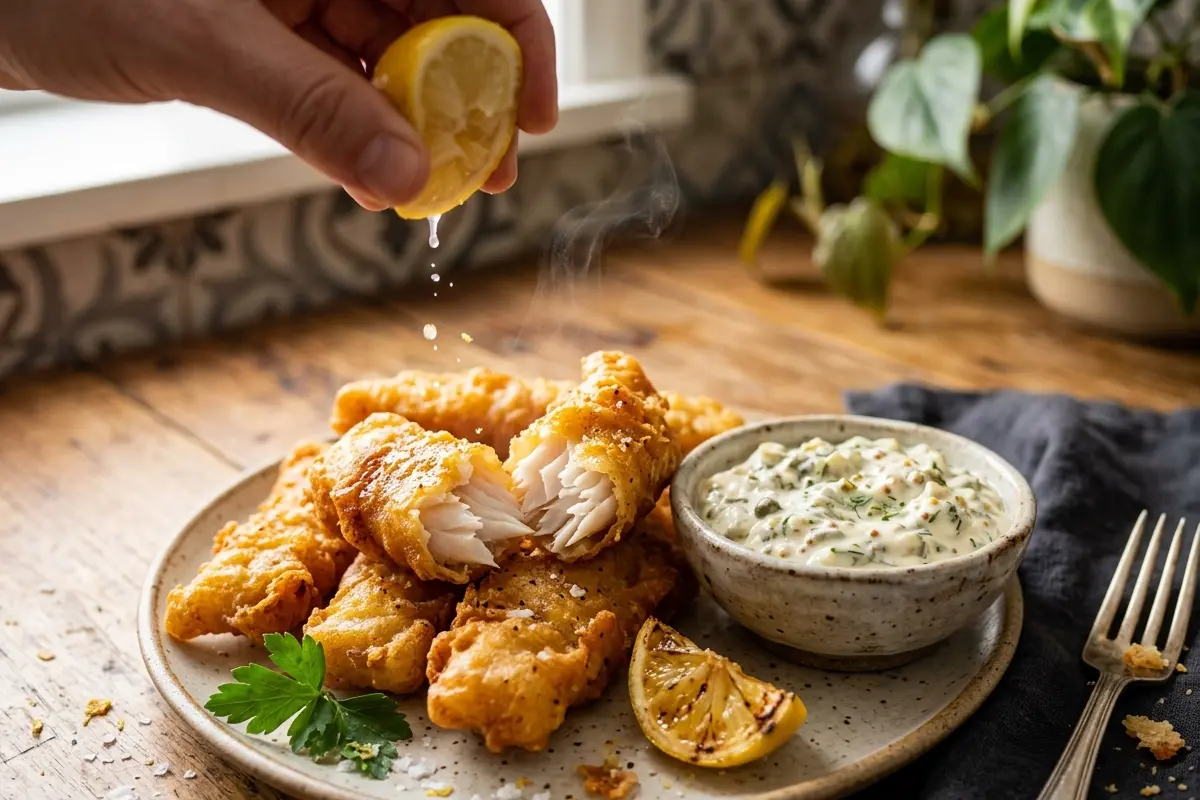 Iscas de peixe com molho tártaro o segredo para crocância perfeita sem erro Iscas de peixe com molho tártaro o segredo para crocância perfeita sem erro