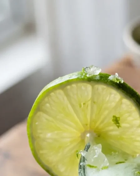 O truque para a limonada suíça cremosa com limão siciliano e leite condensado O truque para a limonada suíça cremosa com limão siciliano e leite condensado