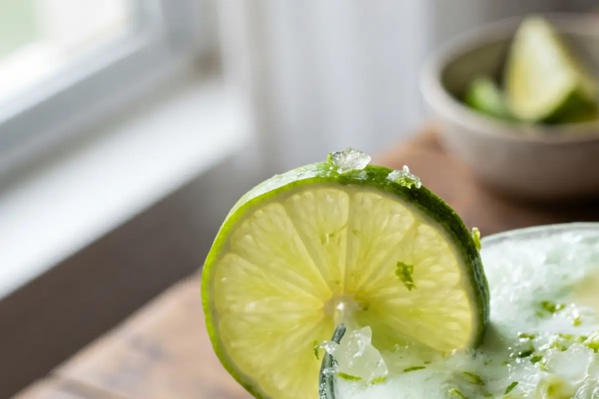O truque para a limonada suíça cremosa com limão siciliano e leite condensado O truque para a limonada suíça cremosa com limão siciliano e leite condensado