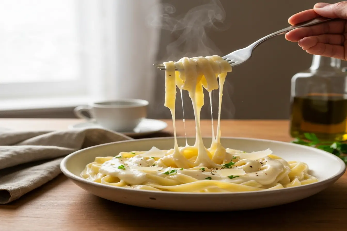 Macarrão ao molho branco aveludado: sem grumos e em 15 minutos Macarrão ao molho branco aveludado: sem grumos e em 15 minutos