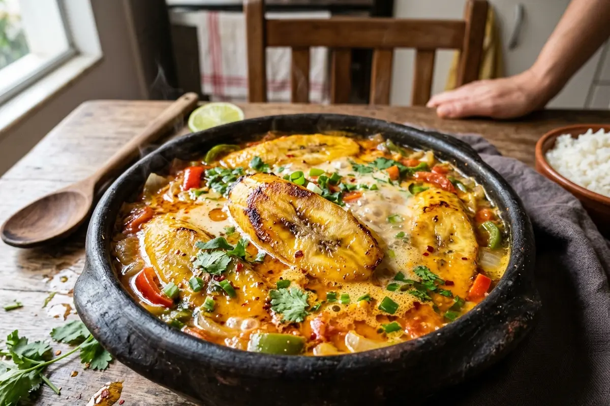 Moqueca de banana da terra madura com dendê: o truque para ficar firme e cremosa Moqueca de banana da terra madura com dendê: o truque para ficar firme e cremosa