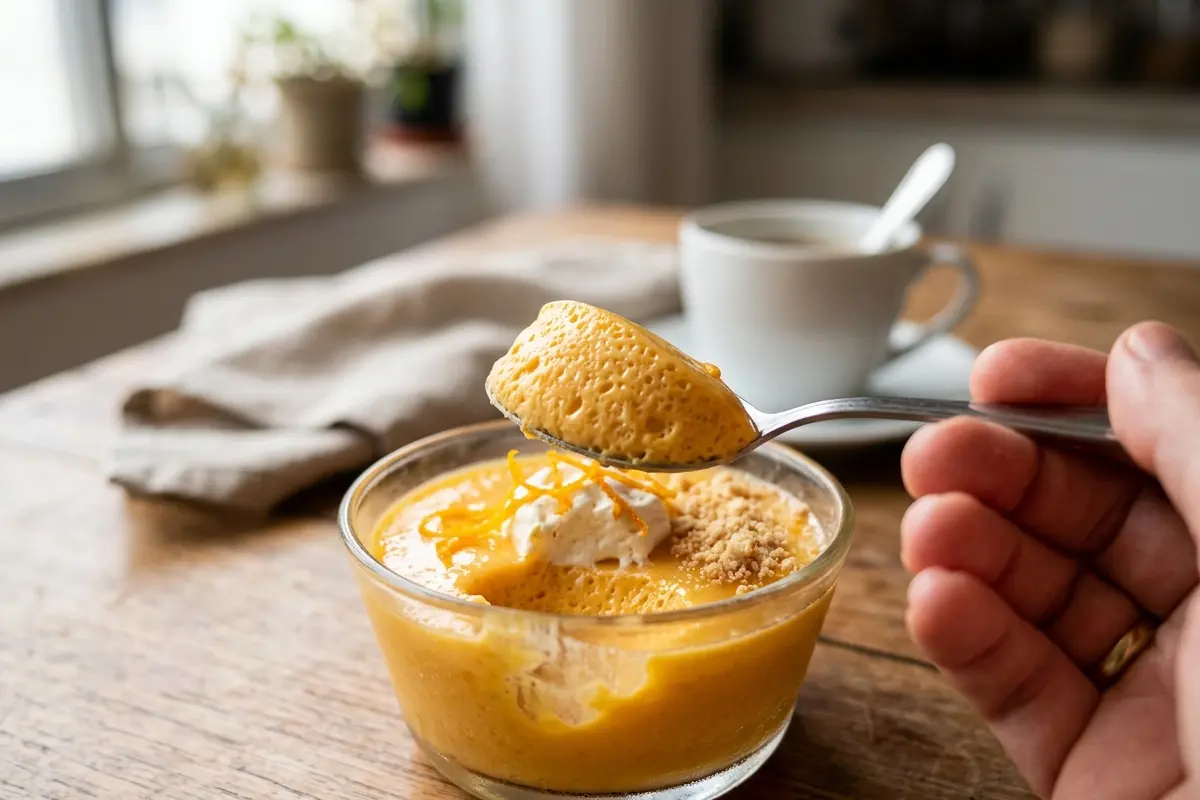 Mousse de suco tang cremoso sem furinhos com segredo do gelo de leite tipo shake Mousse de suco tang cremoso sem furinhos com segredo do gelo de leite tipo shake