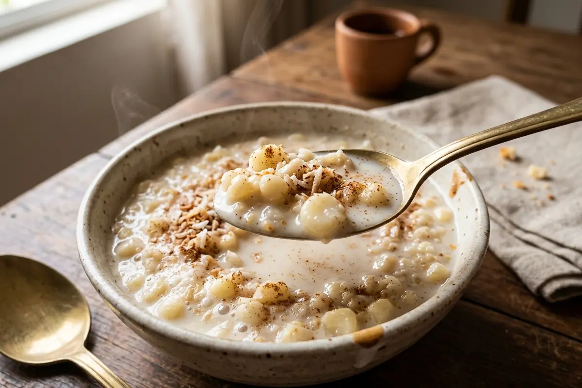 Mungunzá doce com leite de coco cremoso segredo da vovó nordestina Mungunzá doce com leite de coco cremoso segredo da vovó nordestina