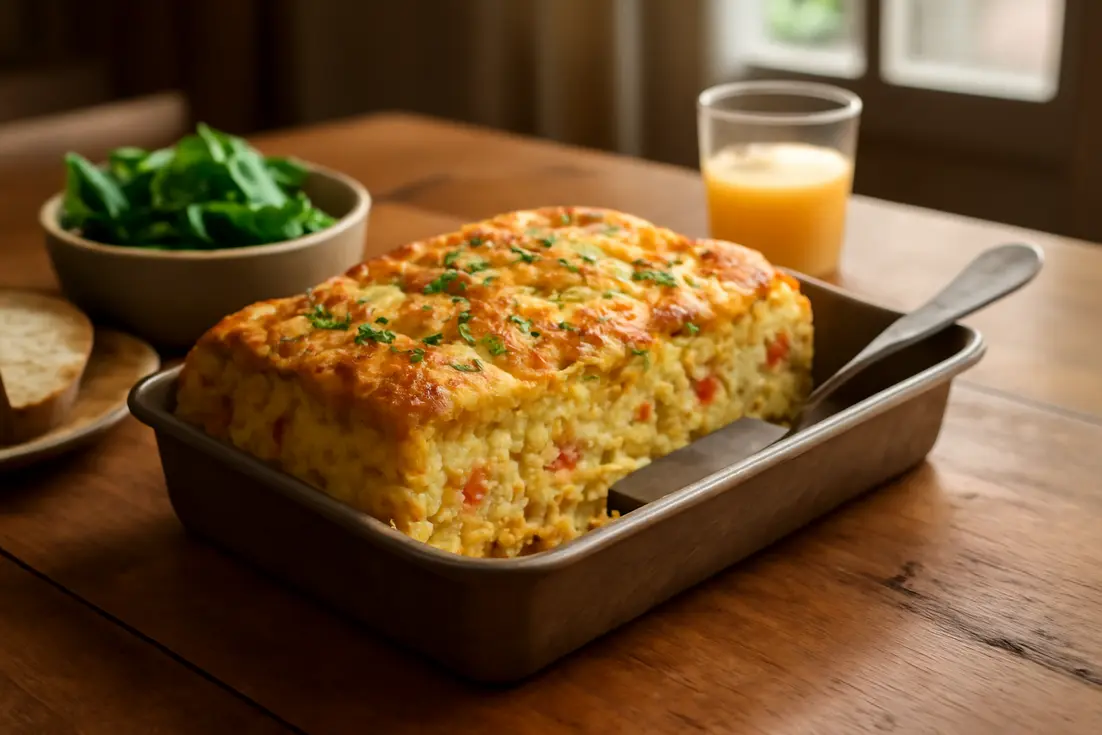 Omelete de forno fofinha: refeição completa e rápida para os dias corridos Omelete de forno fofinha: refeição completa e rápida para os dias corridos