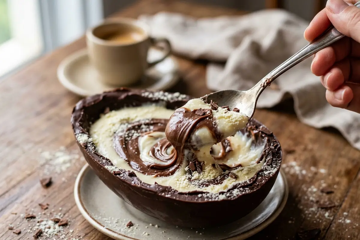 Ovo de colher de Ninho com Nutella segredo do brigadeiro liso para casquinha sem erro Ovo de colher de Ninho com Nutella segredo do brigadeiro liso para casquinha sem erro