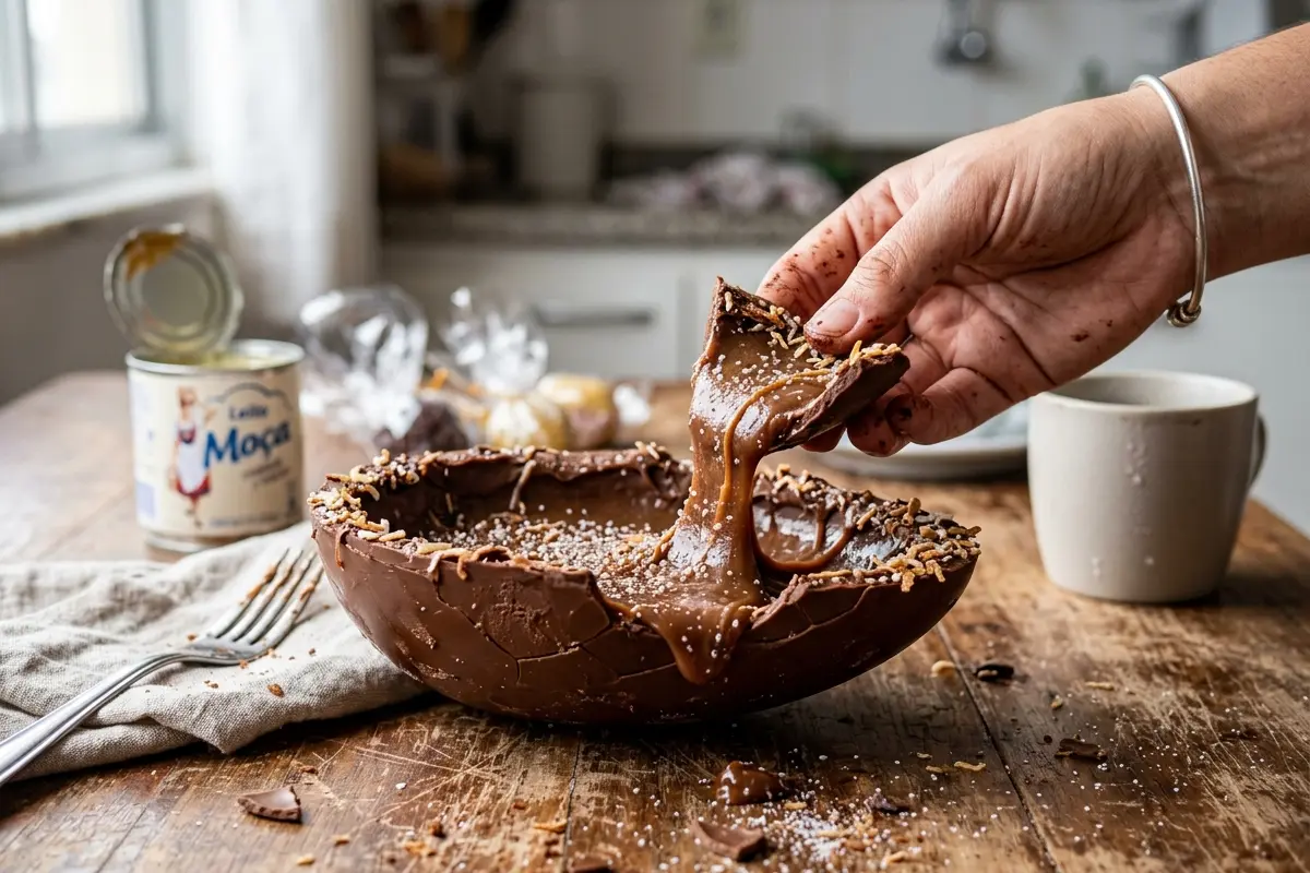 Ovo de Páscoa caseiro barato segredo do chocolate fracionado para casca lisa sem erro Ovo de Páscoa caseiro barato segredo do chocolate fracionado para casca lisa sem erro