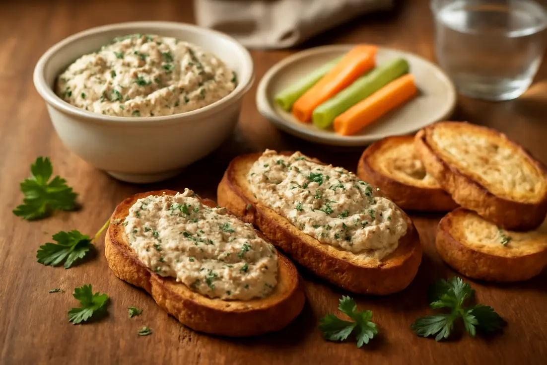 Patê de atum para lanches: cremoso, barato e pronto em 2 minutos Patê de atum para lanches: cremoso, barato e pronto em 2 minutos