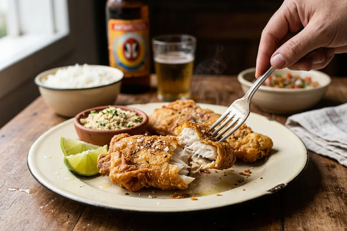 Segredo para deixar o Peixe porquinho frito (abadejo) crocante e suculento Segredo para deixar o Peixe porquinho frito (abadejo) crocante e suculento