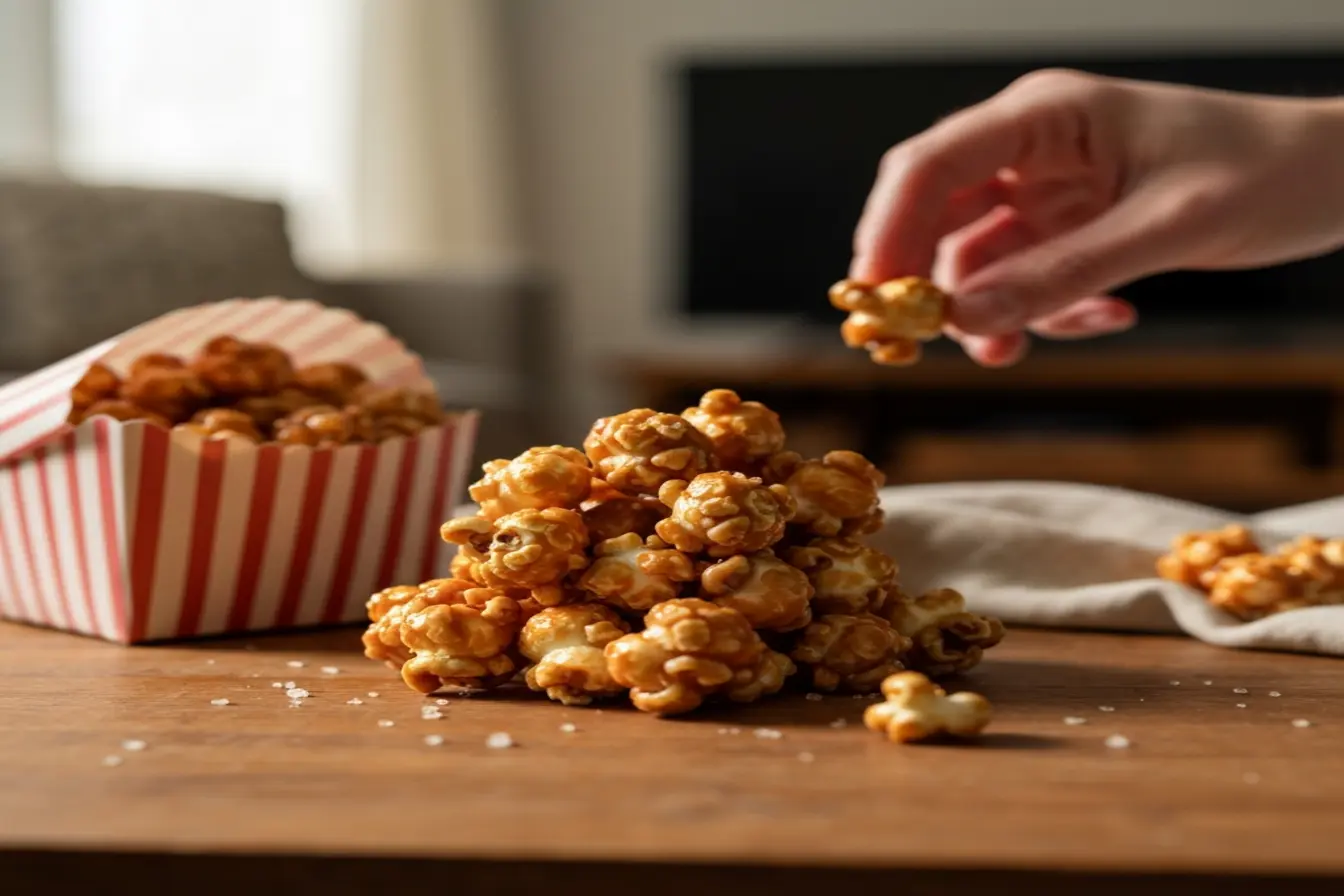 Pipoca doce caramelizada: segredo para ficar crocante por horas Pipoca doce caramelizada: segredo para ficar crocante por horas