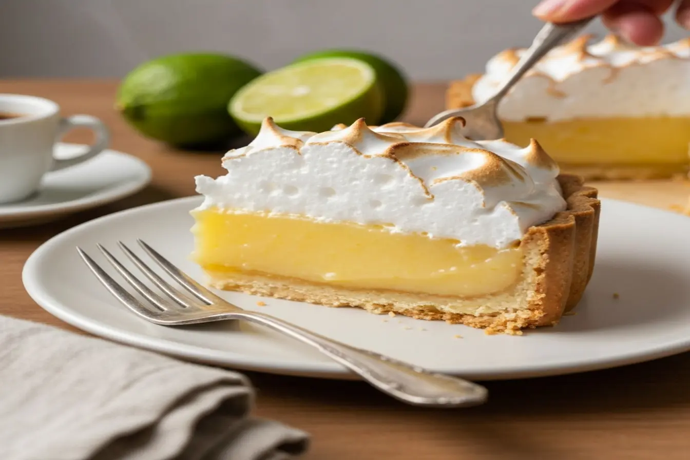 Torta de limão com merengue suíço: equilíbrio entre acidez e doçura Torta de limão com merengue suíço: equilíbrio entre acidez e doçura