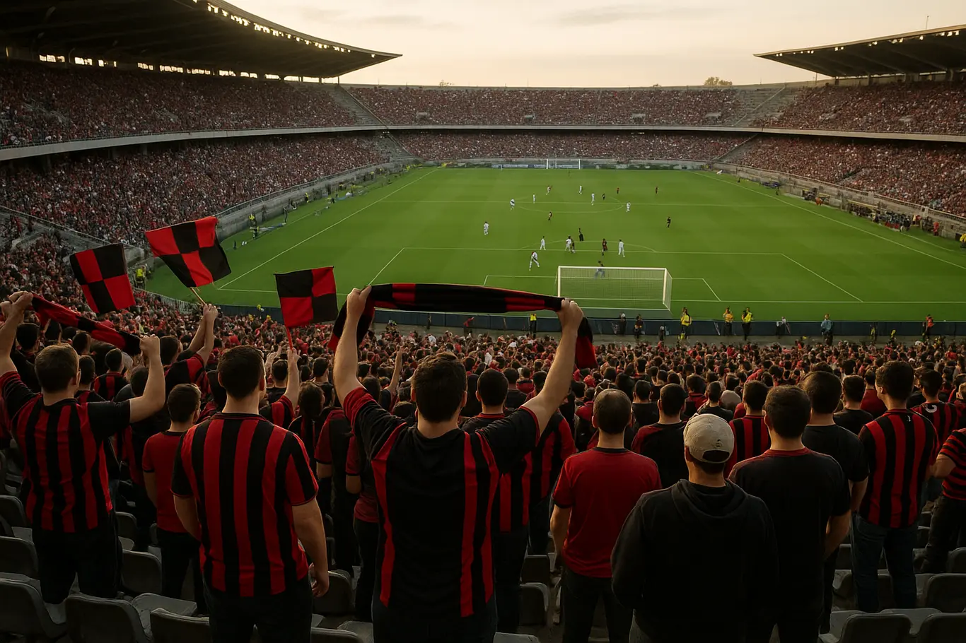 Bahia é o melhor visitante relativo do Brasileirão e pressiona no segundo turno Vista ampla da arquibancada visitante e jogadores pressionando no campo