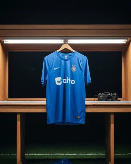 Gilberto deixa o Bahia e complica recomposição da lateral para o Baianão Vestiário vazio com camisa azul pendurada e chuteiras no chão, simbolizando saída do jogador