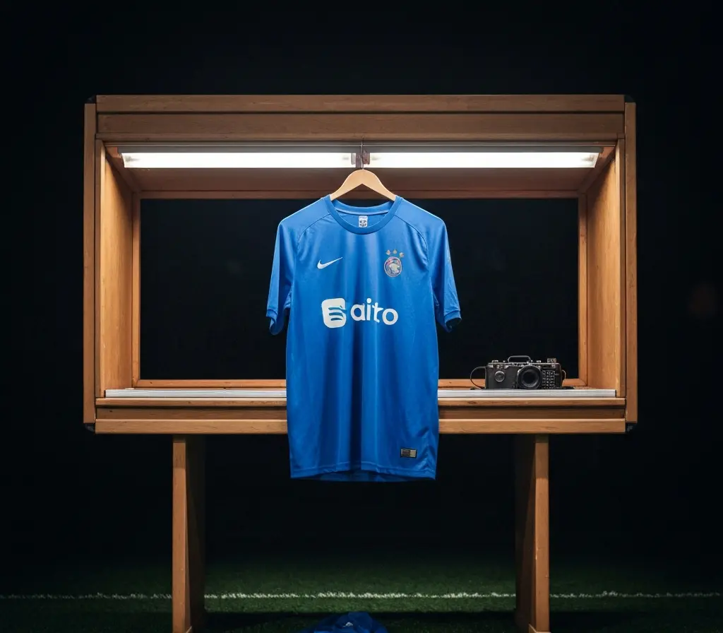 Gilberto deixa o Bahia e complica recomposição da lateral para o Baianão Vestiário vazio com camisa azul pendurada e chuteiras no chão, simbolizando saída do jogador