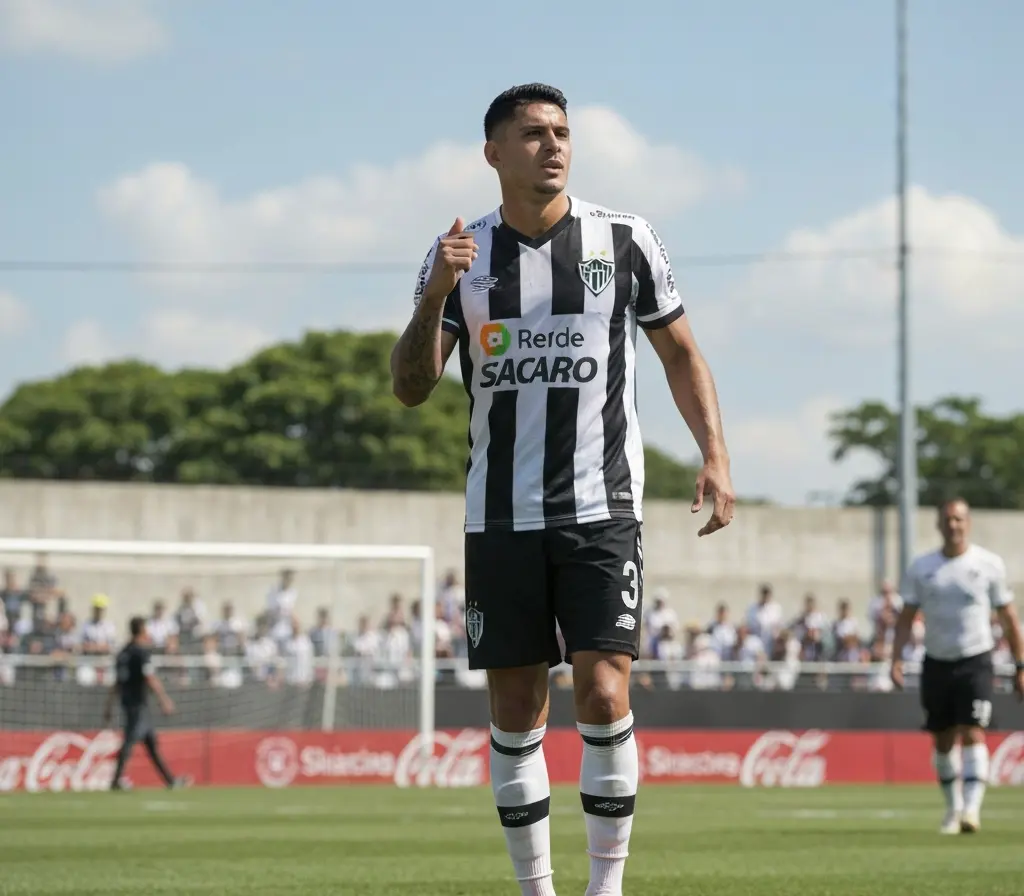 Mugni acerta retorno ao Ceará e complica meio-campo do Bahia no Brasileiro Jogador de costas entrando no campo com torcida desfocada ao fundo